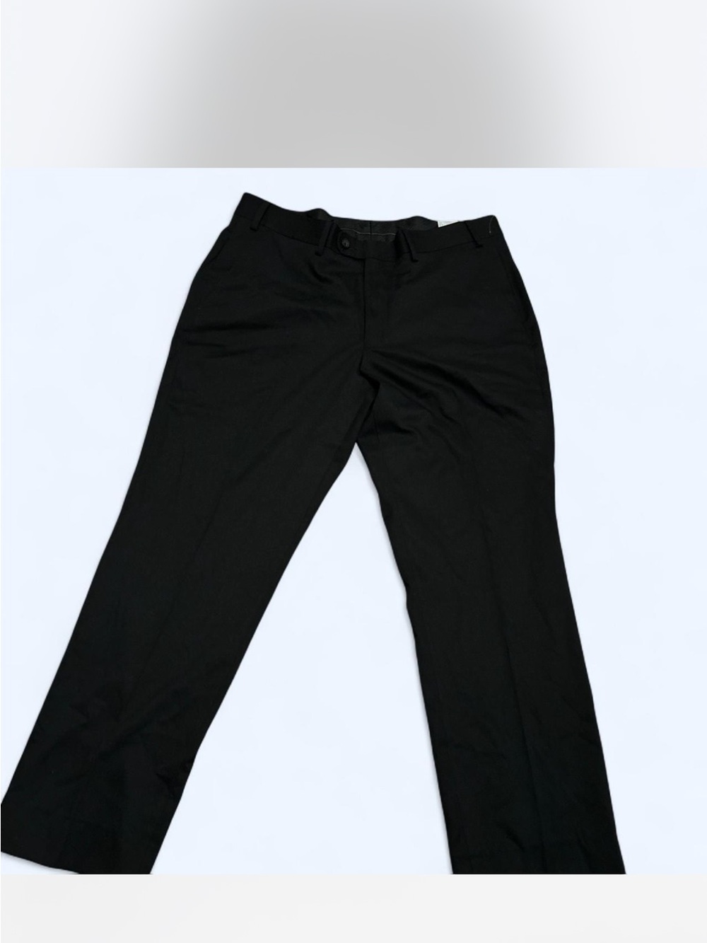 Men's Black Dress Pants - Classic Straight Fit